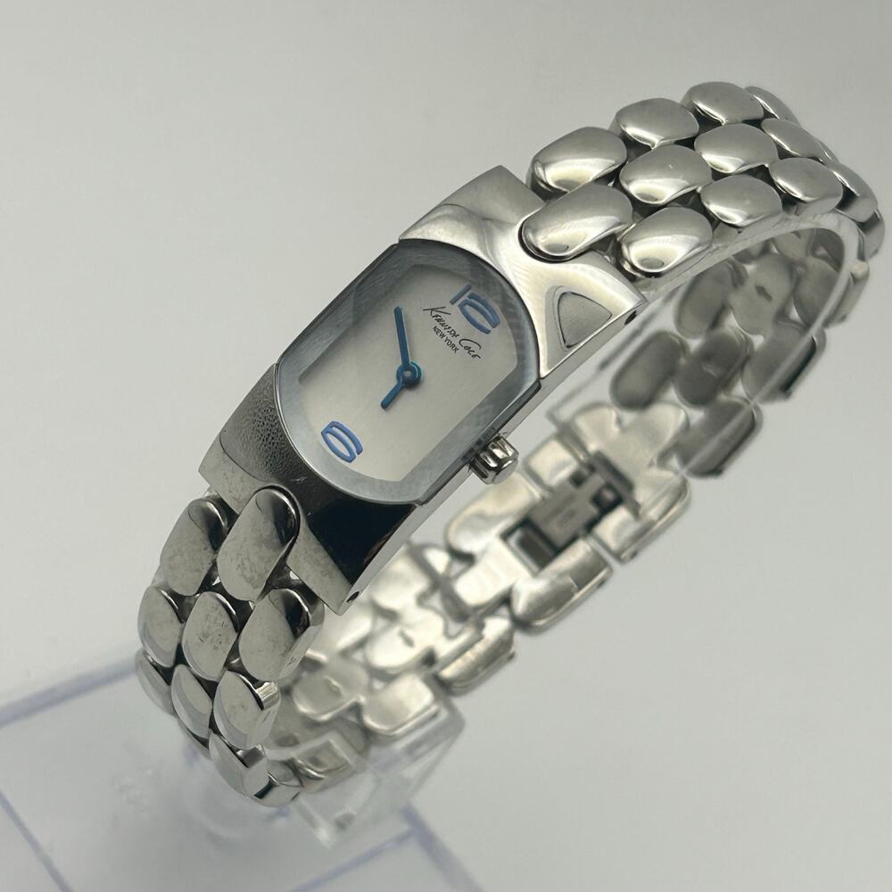 Kenneth Cole New York Silver-tone St. Steel Women’s Minimalist Watch Working
